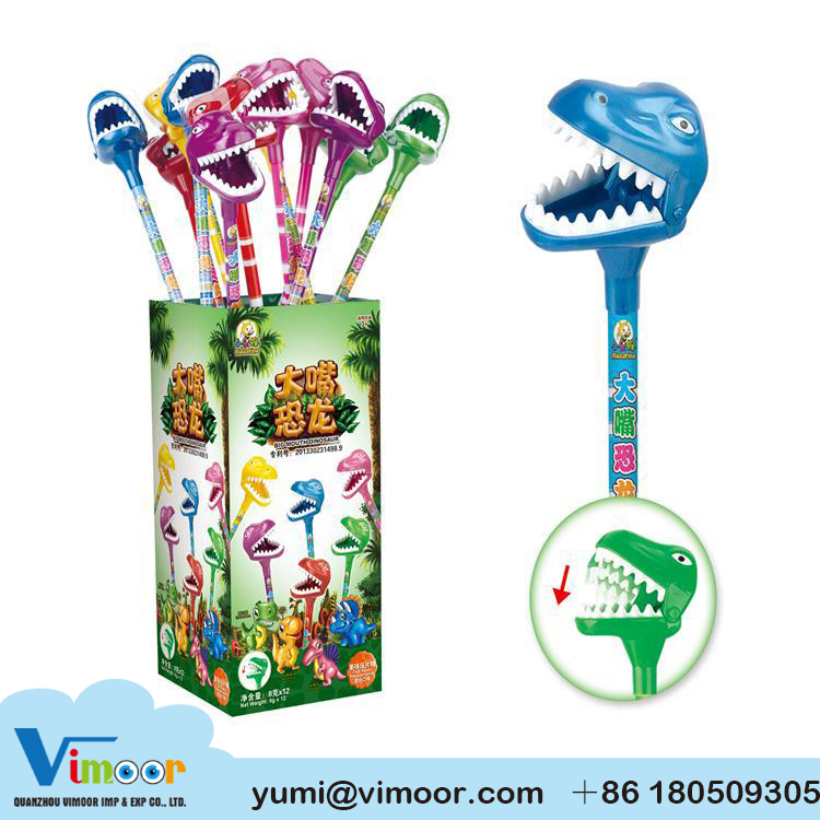 Dinosaur clamp candy toy