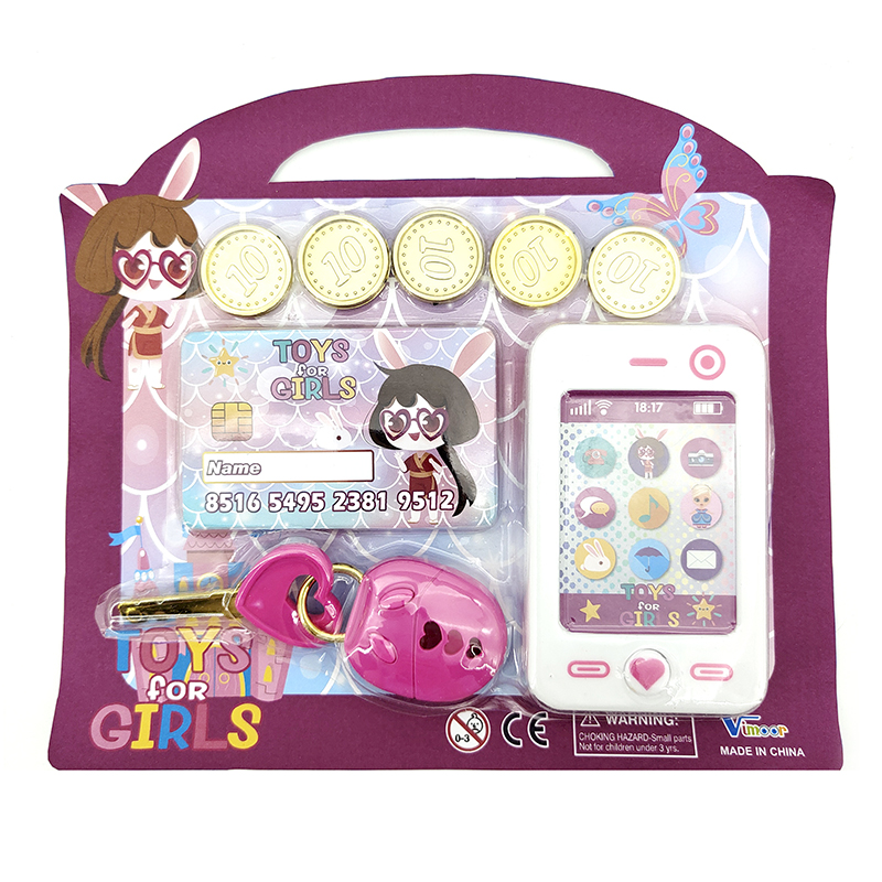 Girls play toys set