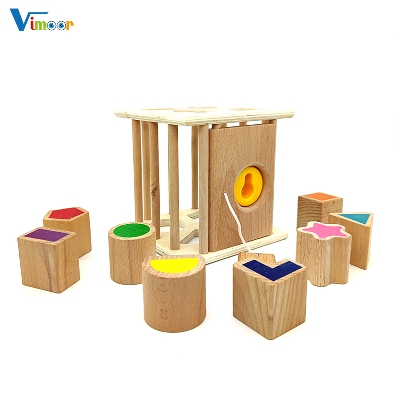 Wooden shape sorter