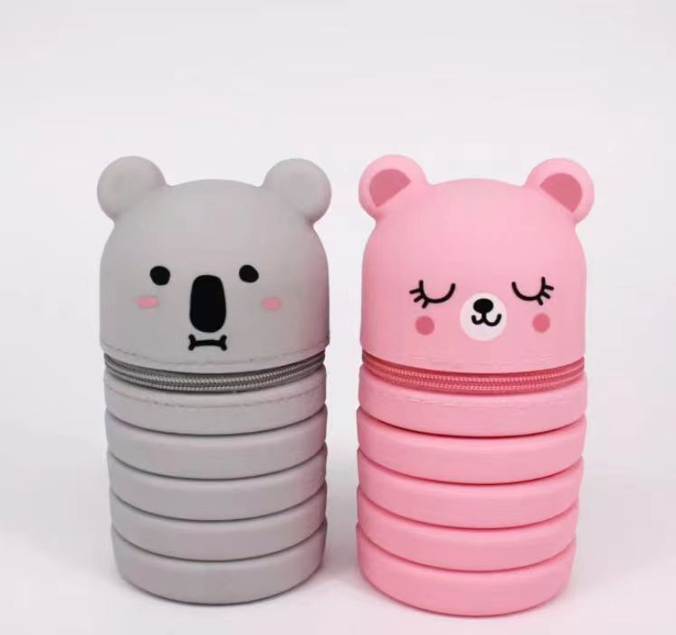 Foldable Silicon Pencil Case