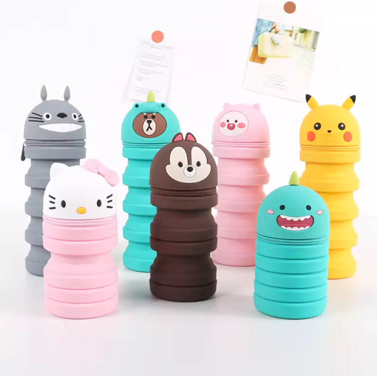 Foldable Silicon Pencil Case