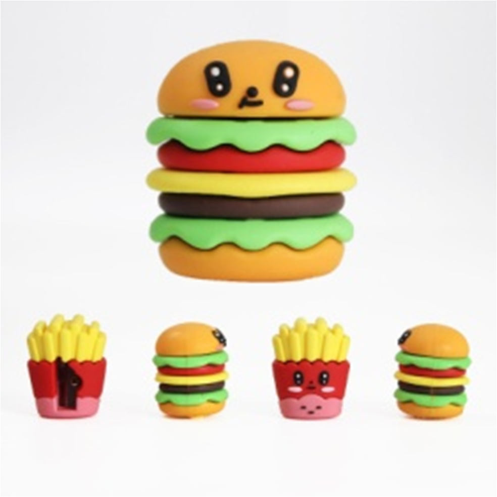 Burgers & Fries Shaped Sharpener